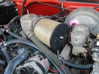 Dual fuel system from driver side